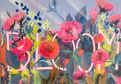 MIRELLO ''Bloom'', Moderne Kunst,Modern Art Acryl Painting , Christliche Kunst