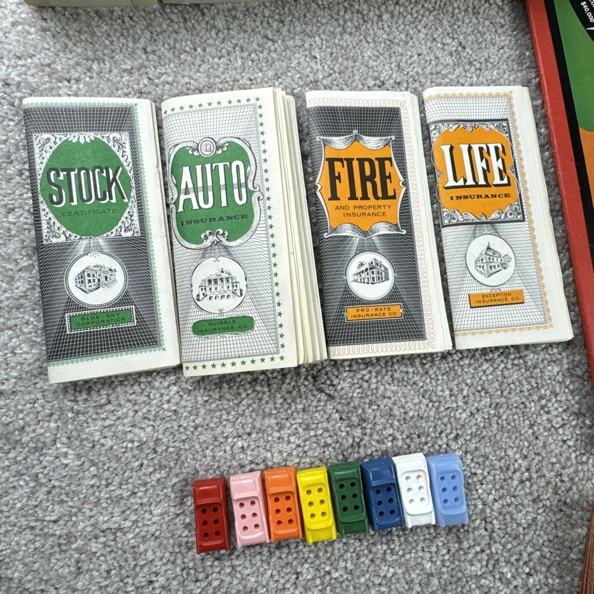 The Game of Life 1960 1st First Edition Complete Vintage
