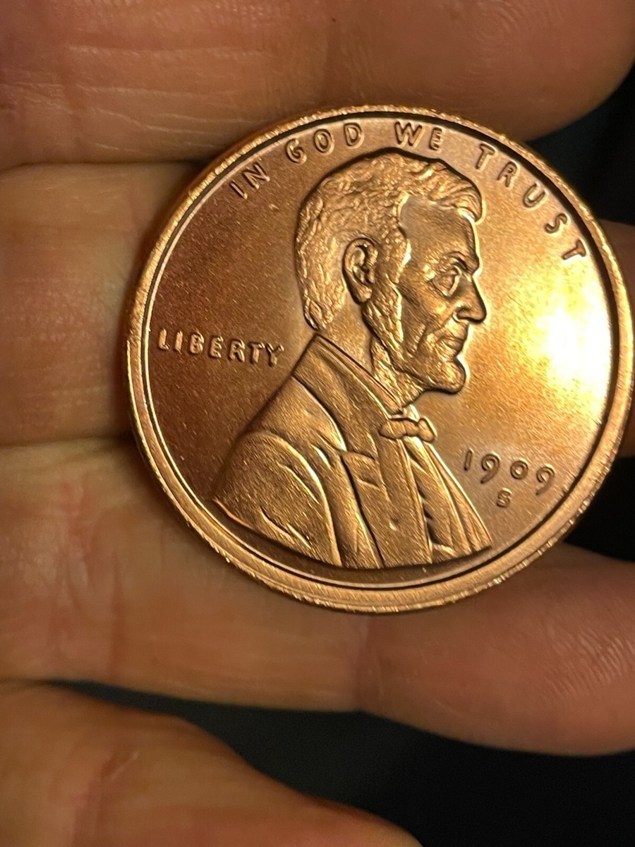 1909 S VDB LINCOLN CENT 1 OZ. COPPER ROUND COPY!!! | eBay