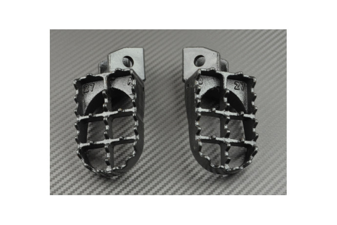 Repose-pieds motocross antidérapants Yamaha YZ 80 grip maximal