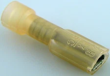 Molex ETC Nylon 22-18 GA F/I .110"x.32" Female Push-On Connector 100 Pack