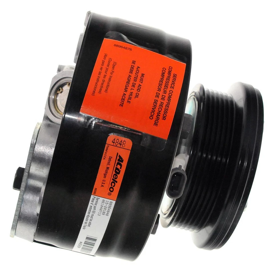 Compresor de aire acondicionado ACDelco 15-20189 nuevo para Chevy Olds Suburban con embrague S10 GMC Foto 3 de 4