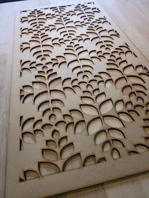 Blätter Gitter Zierblende Heizkörper Schrank Panel Abdeckung 3mm 6mm 0019