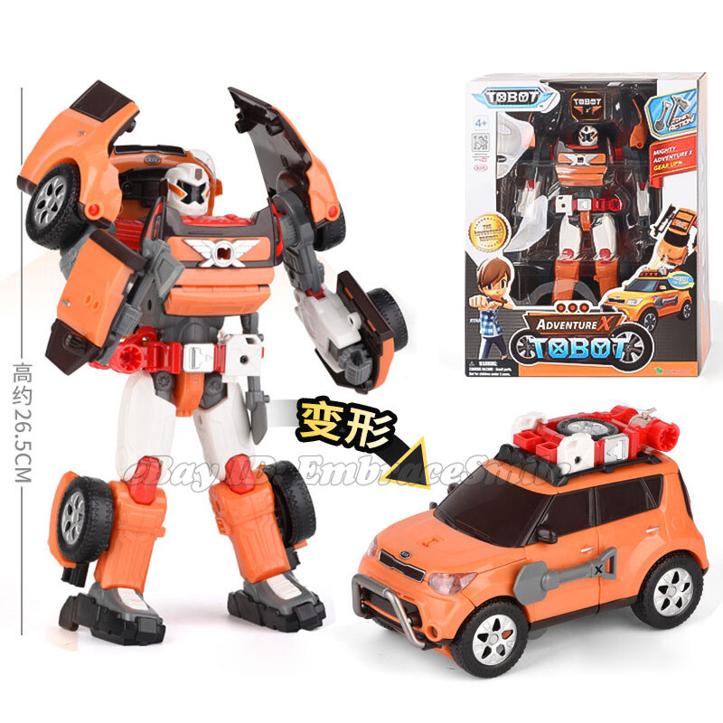 Tobot Adventure X Transforming Convert Car Robot Action Figure Toy