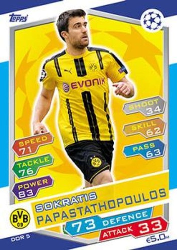 Topps Match Attax Champions League 2016/2017 1 parte - Foto 145 di 229