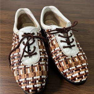 Vintage Aerogreen Woven Leather Golf Shoes Blue White Mens 8 Aerogreen Products for Sale up to 90% Off Retail: Poshmark main image 4