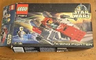 LEGO Star Wars: A-Wing Fighter (7134) Near Complete W/box & Manual Minifigs