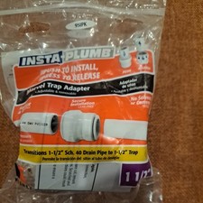Keeney Insta Plumb 1-1/2 Push to Connect Trap Adapter 951pk