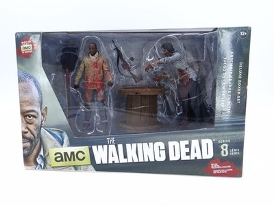 Morgan & Zombie Walking Dead Spielzeug Action Figuren Deluxe Set McFarlane NEU