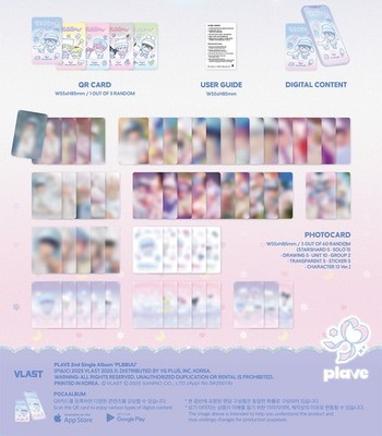 PLAVE [PLBBUU] 2nd Single Album POCA ALBUM Ver/QR Card+User Guide+