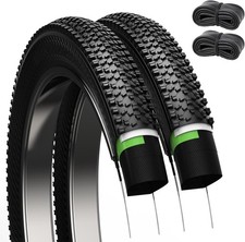 2 Pack Mountain Bike Tires 26x1.95 202426-inch Folding Replacement 26x195-2p
