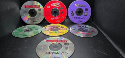 Sega CD games loose disc, tested