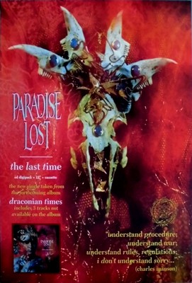 PARADISE LOST - 1994 - Promotion - Plakat - Draconian Times - Poster