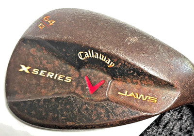 Callaway JAWS  RAW X Series FORGED  64° Wedge, RH 35''  Good Grip - Rusty Look