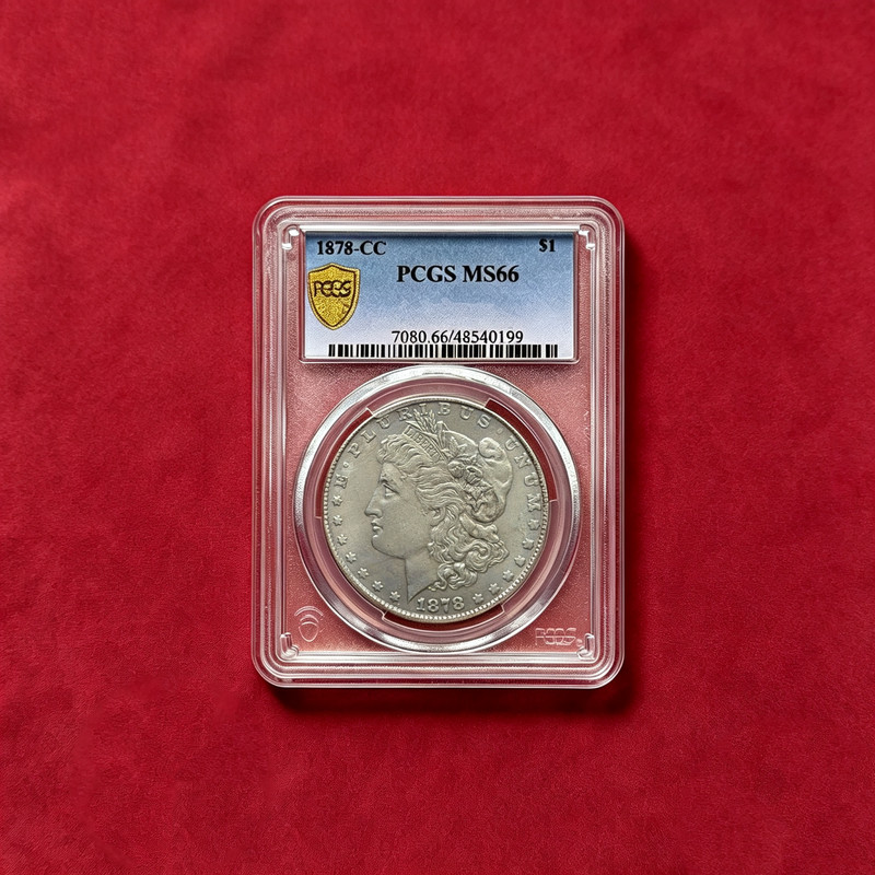 1878-CC PCGS MS66 Morgan 90% Silver Key Date Coin