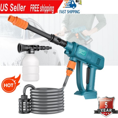 #ad Cordless High Pressure Washer Jet Water Cleaner Car Clean For Makita 18Volt US $25.99
