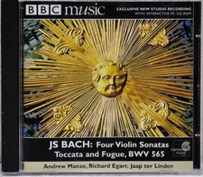 J.s. Bach Four Violin Sonatas Toccata Fugue Bwv 565 - Cd - Bbc Music