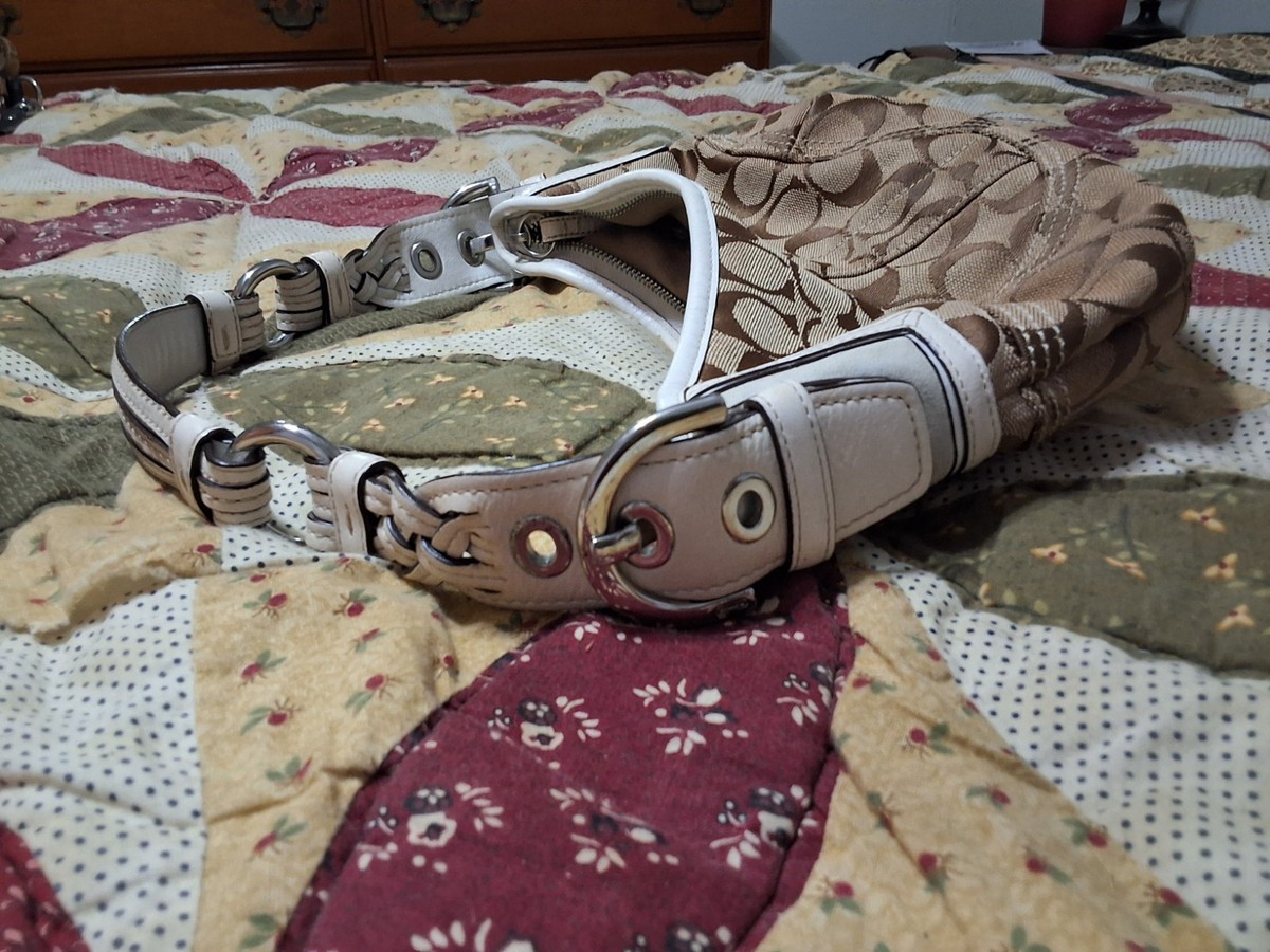 Coach vintage Soho hobo.With limited edition braided, leather 