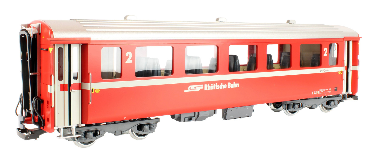 LGB ' G GAUGE' 30676 RHB RED B2314 2ND CLASS EXPRESS PASSENGER CAR