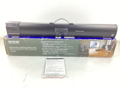 Epson ES1000 50'' Ultra Portable Tabletop Projection Screen - V12H002S4Y
