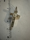Cross Jesus Sterling Silver Cross Pendant As is Tarnished — photo 7