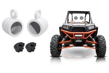 Rockville MAC65W 6.5" Rollbar Speaker Cans for Polaris/UTV,RZR,Cart,Polaris,Jeep