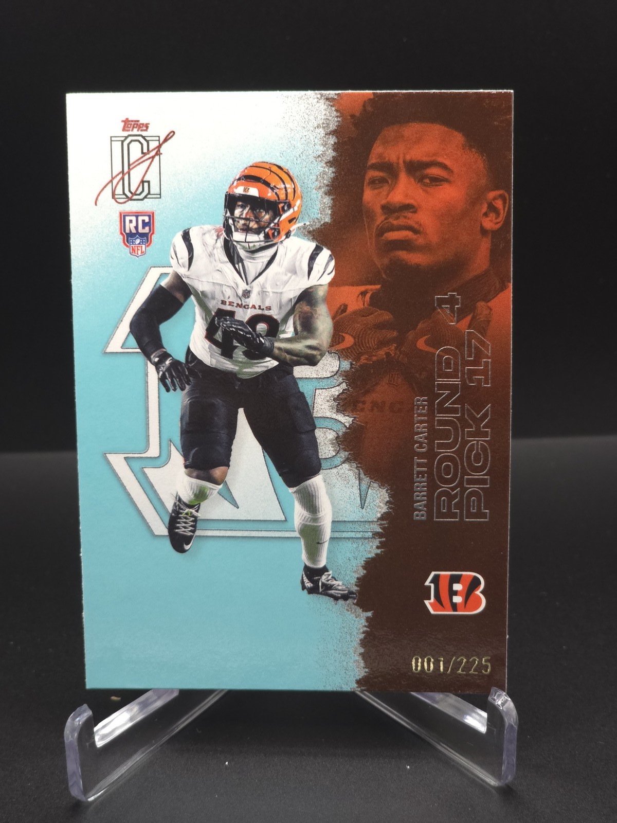 2025 Topps Signature Class #199 Barrett Carter Teal #/225