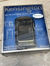 Kensington Hands-Free Visor Car Kit Bluetooth iPhone Cell Phone Accessory A0845A