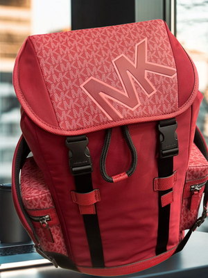 Michael Kors Cooper Men MK Signature and Nylon Travel Hiking