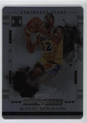 2017-18 Panini Impeccable Stainless Stars 8/99 Magic Johnson #SS-MJ HOF 3wu