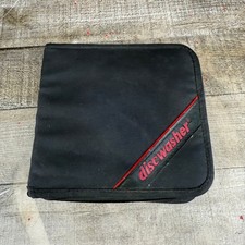 Discwasher Disc Carrying Case Black Zipper Storage Holder