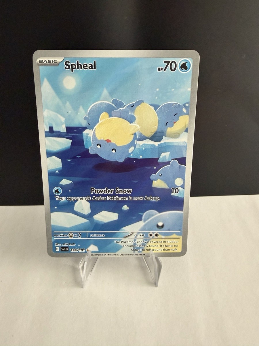 spheal pokemon card full art Amazon.com: Pokemon - Spheal 199/191 - Surging Sparks