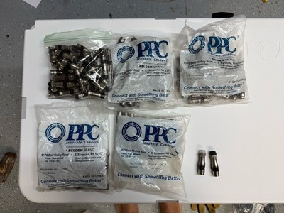 RG11 Compression connectors  With Seal  225 Connectors