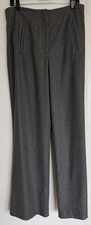 NWT Veronica Beard Jude Dress Suiting Wool Blend Pants - Heather Grey Size US-10