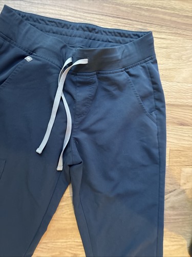 Pantaloni donna jogger scrub FIGS collezione tecnica taglia S blu navy coulisse - Foto 4 di 9