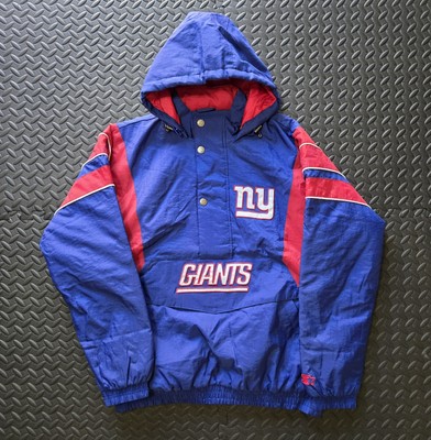 Starter NFL NEW YORK GIANTS  Lightweight Half Zip Pullover large New w/o Tag