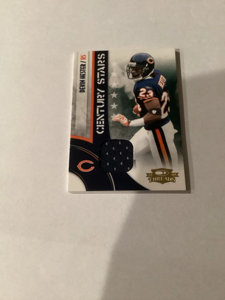 Donruss Threads 2008 - Century Stars Devin Hester #CS-10 materiales/250 (MEM) Foto 4 de 4