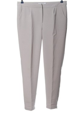 UNIQUE21 Stoffhose Damen Hose Gr. DE 40 hellgrau Casual-Look
