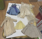 5 VINTAGE MATTEL BARBIE DOLL PCS CLOTHING TM LABEL AS IS LOT  — photo 1