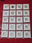 Dealer's Overstock Sheet of 20 UNC/BU 90% SILVER MERCURY DIMES 1940-1944 #T3760