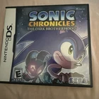 Sonic Chronicles The Dark Brotherhood Nintendo DS CIB Complete with Manual