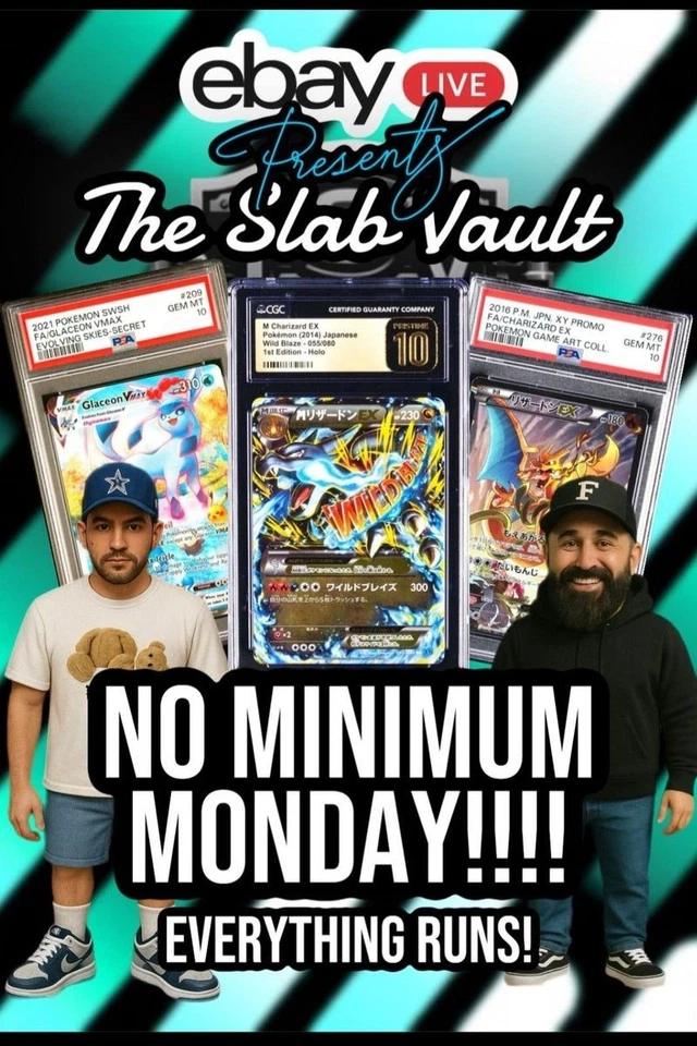 NO MINIMUM MONDAY! PSA & CGC SLABS AT AUCTION!