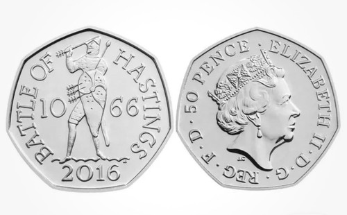 EXTREMELY RARE 1066 Battle of Hastings 50p coin. This Is worth £63,000