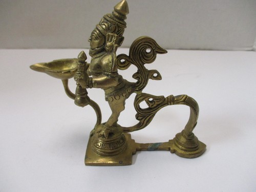 Brass Hindu Garuda Lamp 4.5" Tall
