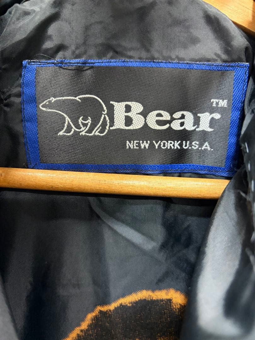 Bear Bear Reversible Black Down Jacket Men Size: … - image 4