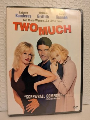 TWO MUCH  (DVD)  Antonio Banderas  Melanie Griffith  Daryl Hannah  BRAND NEW