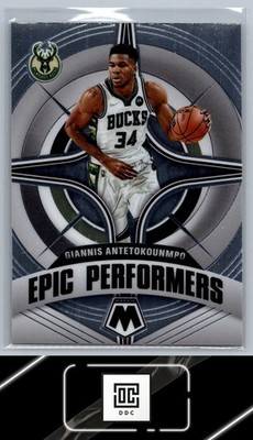 2021-22 Panini Mosaic #19 Giannis Antetokounmpo Epic Performers | eBay