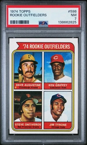 1974 Topps #598 Ken Griffey Rookie PSA 7 NM!  Very Sharp, Nice!