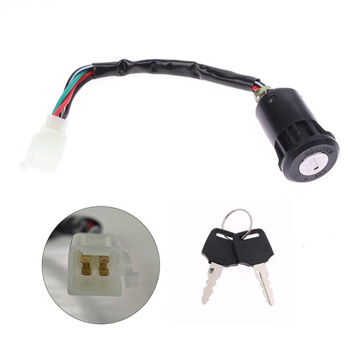 1 Set 50cc-250cc ATV With Wire Start Switch Door Locks Ignition Key Switch - Picture 8 of 12
