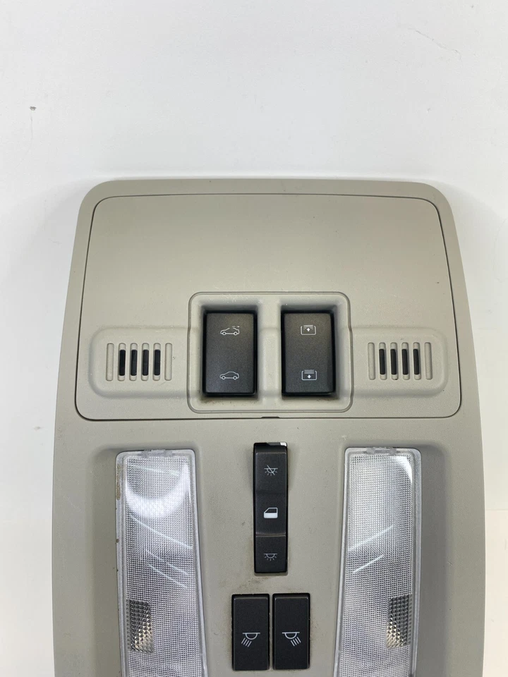 2010-2016 Cadillac SRX верхняя консоль карта свет люк Homelink переключатели - Изображение 3 из 4